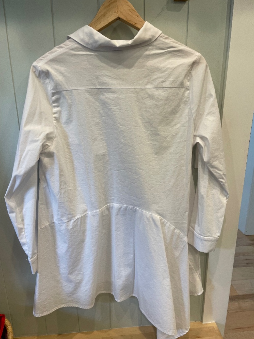 Asymmetrical Blouse with Pockets